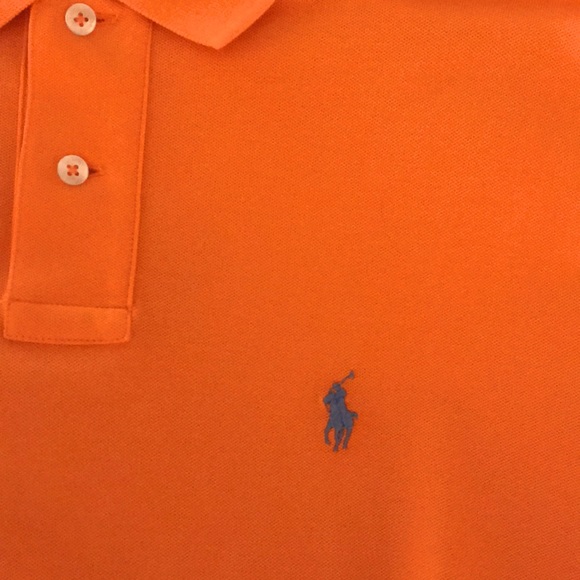 🏇POLO BY RALPH LAUREN🏇 SIZE L🐎 VIBRANT ORANGE🍊 - Picture 7 of 8